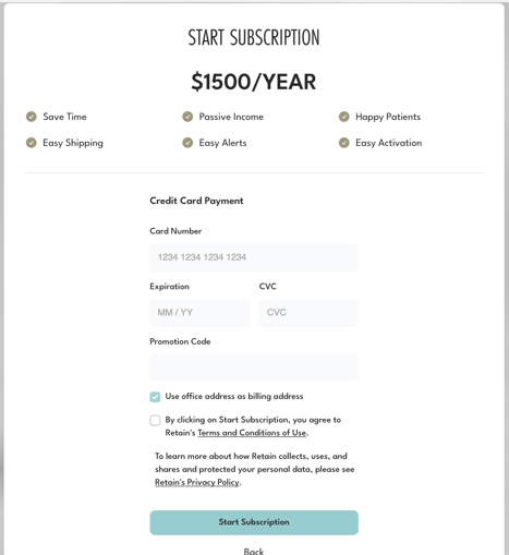start subscription